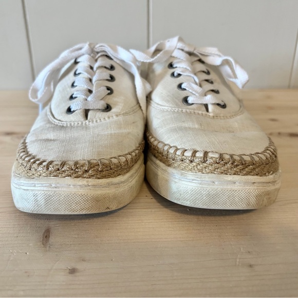 UGG Eyan II Women's Beige Canvas Lace Up Shoes Sneakers Jute Women’s 8 - Picture 5 of 7